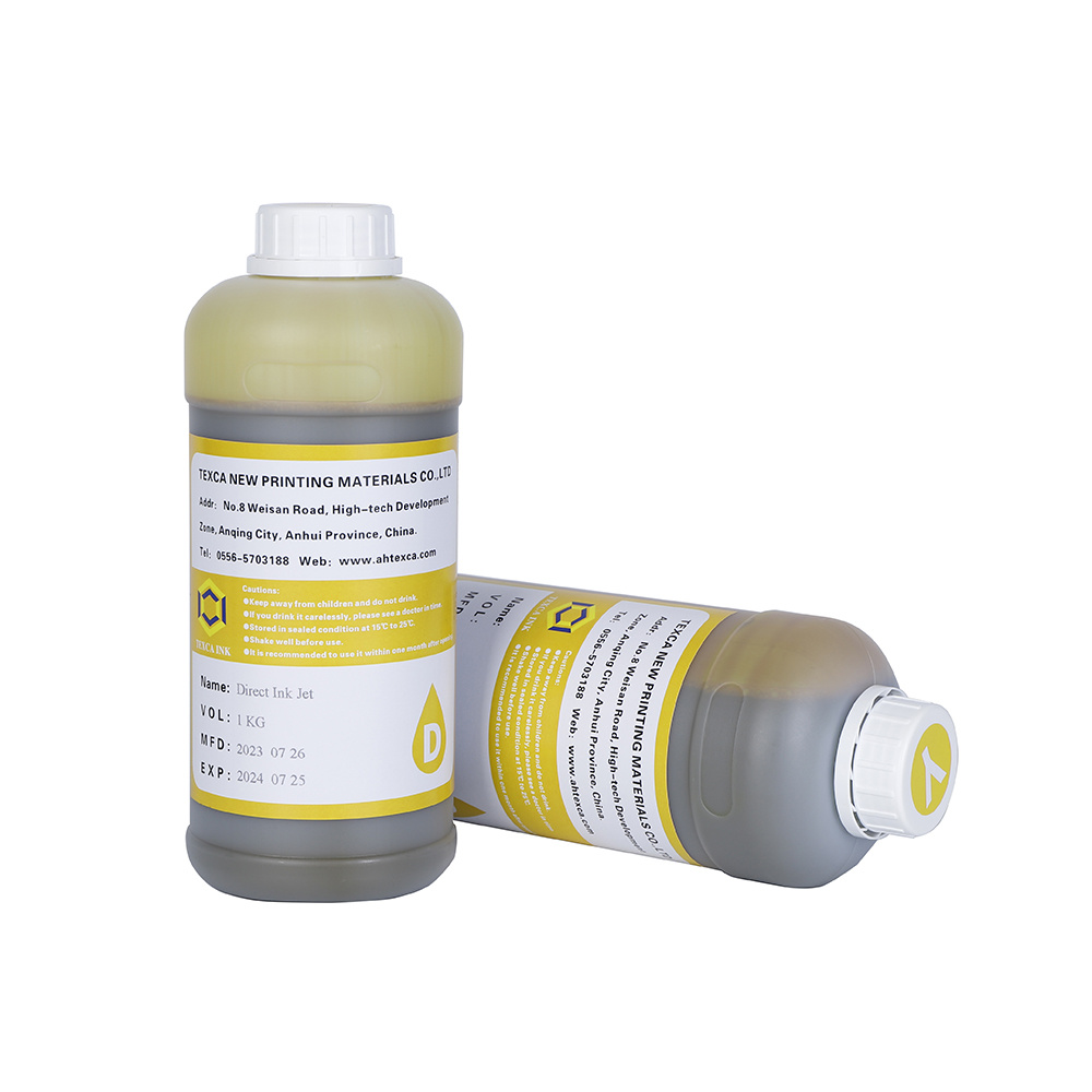 
                New Product Printing Printer Disperse Direct Inkjet Dye Bottle Digital Ink Yellow S