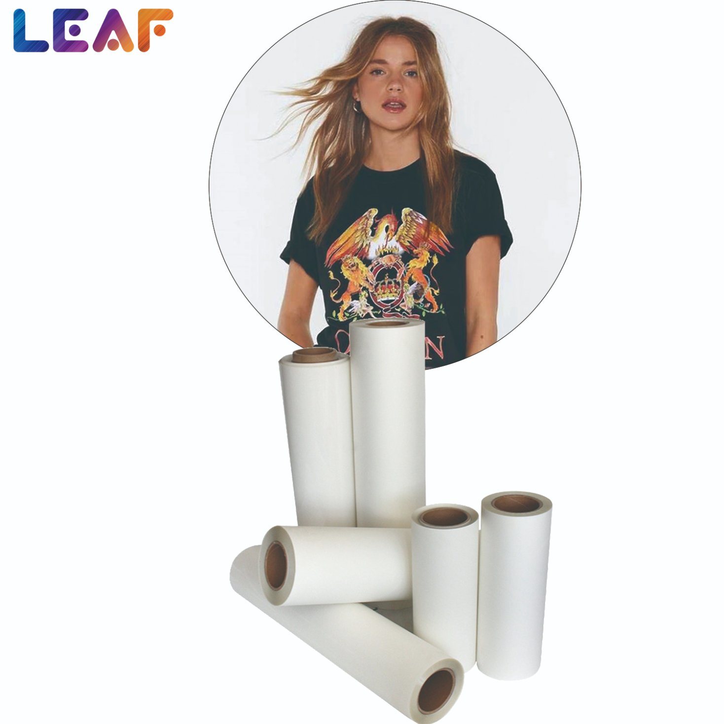 
                Leaf Hot Sale and High Quality T-Shirt Digital Inkjet Printable Heat Transfer Print