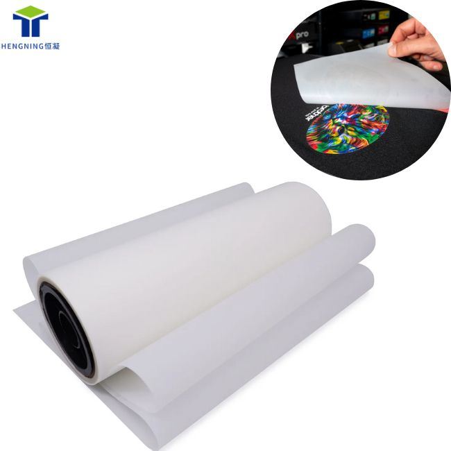 
                Hot and Cold Peel Dtf Pet Film Roll for Heat Transfer Printing
            