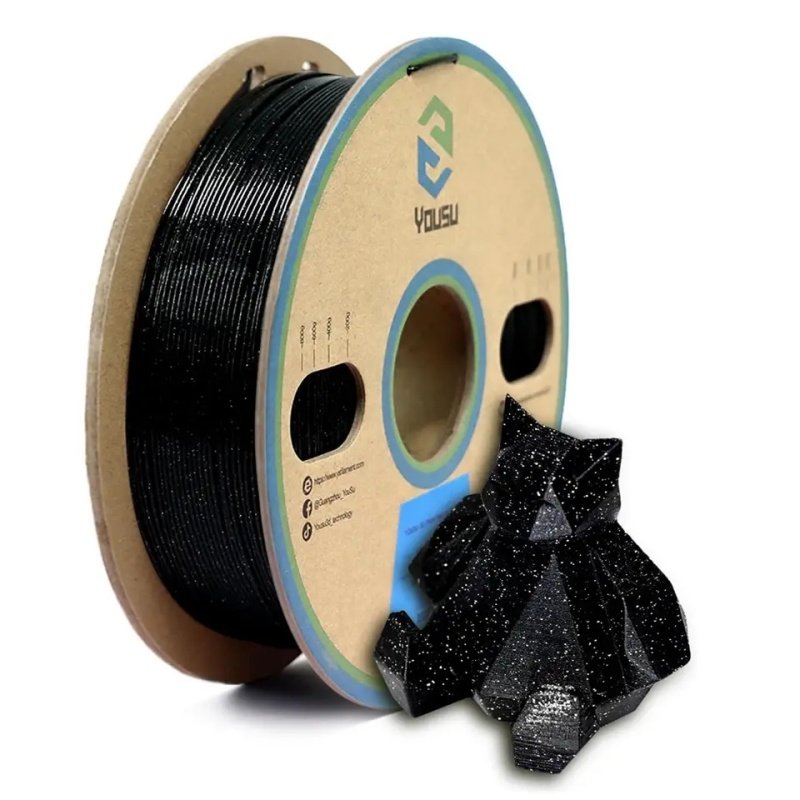 
                New Product Laser Glitter PLA Plus Filament Shiny Effect 3D Printer PLA+ Filaments 