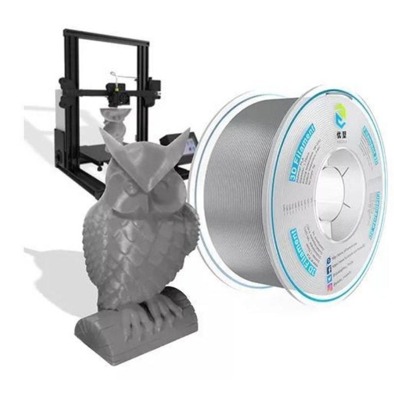 
                Manufacturer Wholesale 3D Printing Materials 1.75mm Gray Easy Printing 3D PLA+ Fila