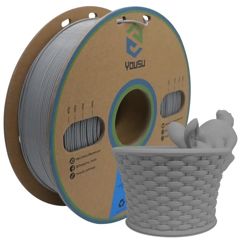 
                High Level PLA Filament Gray 3D Printers Filaments 1.75mm
            