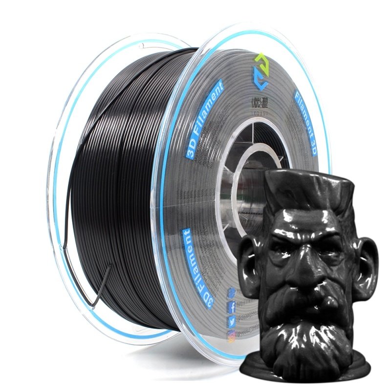 
                High Gloss Alcohol Polishing 3D Printing Filament 3D Printers Black PVB Filament
  