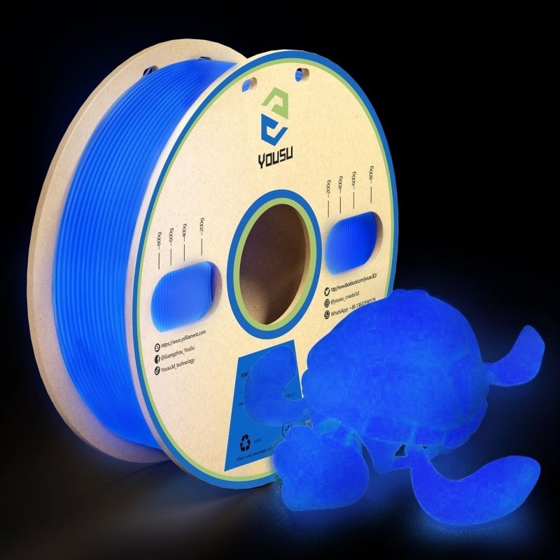 
                Abundant Colors for Choices 3D Printing Materials Luminous PLA Filament 1.75mm
    