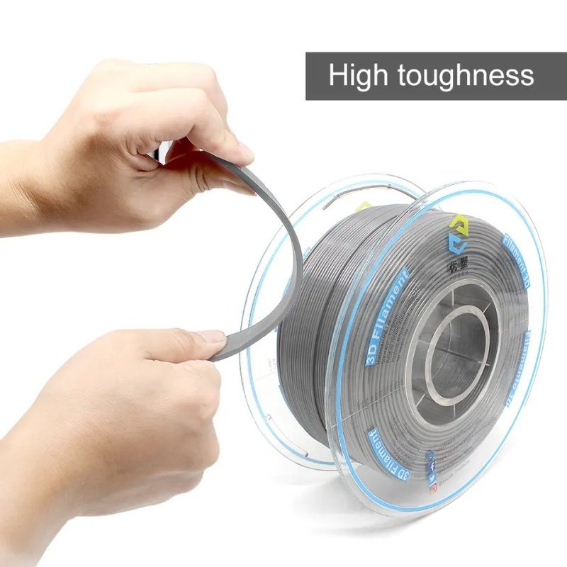 
                UV Light Resistant Waterproof PETG Filament 1.75mm Specially for Outdoors Grey Fila