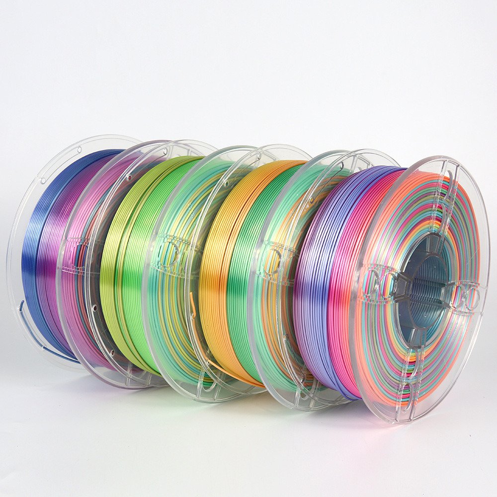 
                New Green Forest Rainbow 1.75mm 3D Fdm Printers PLA 1000g
            