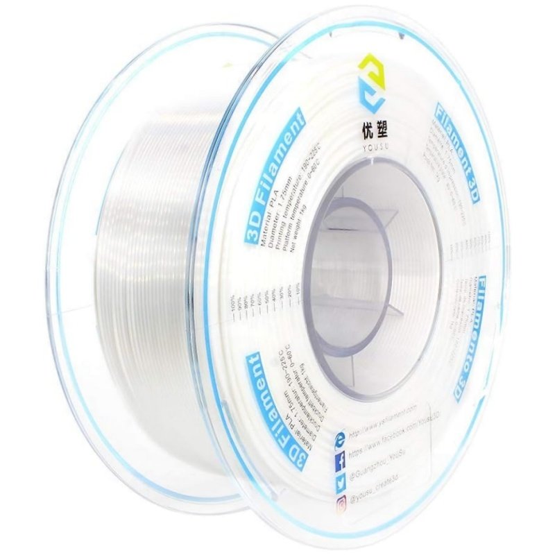 
                Hot Sale Biodegradable 3D Printing Consumables Silk White PLA 3D Printer Filament
 