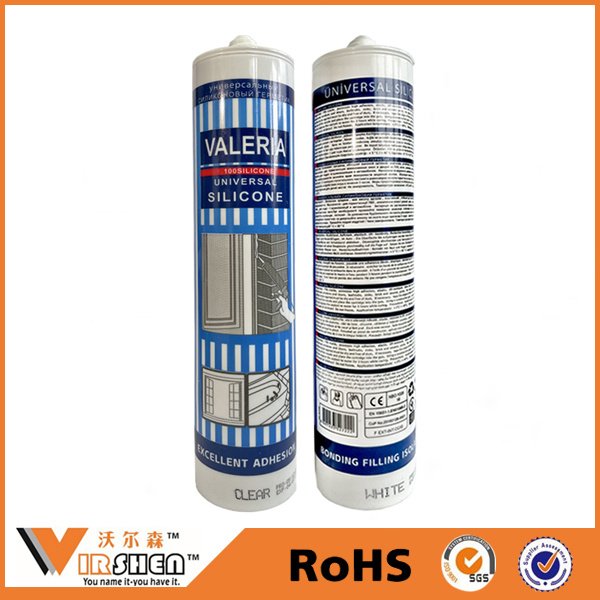 
                Fast Drying General Purpose Acetic Glass Silicone Adhesive Sealant Glue
           