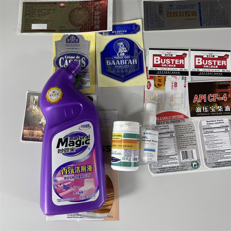 
                Manufacturer Custom Printing Adhesive Waterproof Food Product Custom Package Label 