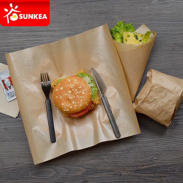 
                Wholeale Disposable Take Away Food Grade Customized Printing High Quality Grease Pr