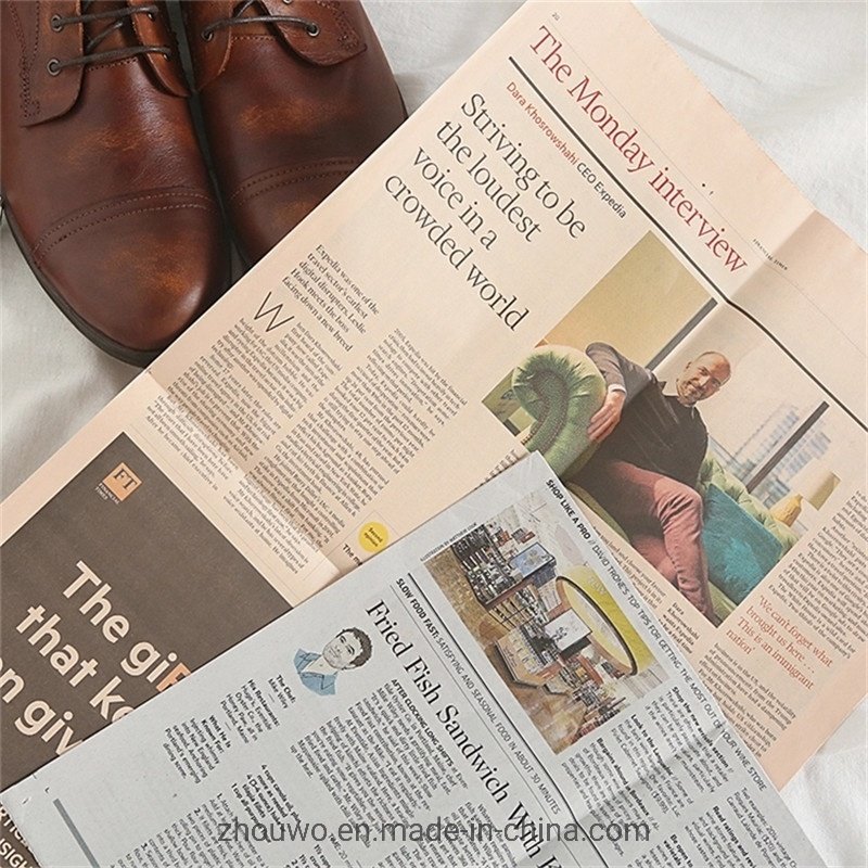 
                Custom Design Printing Flower Shop Wrapping Wholesale Newspaper Kraft Paper Q260104
