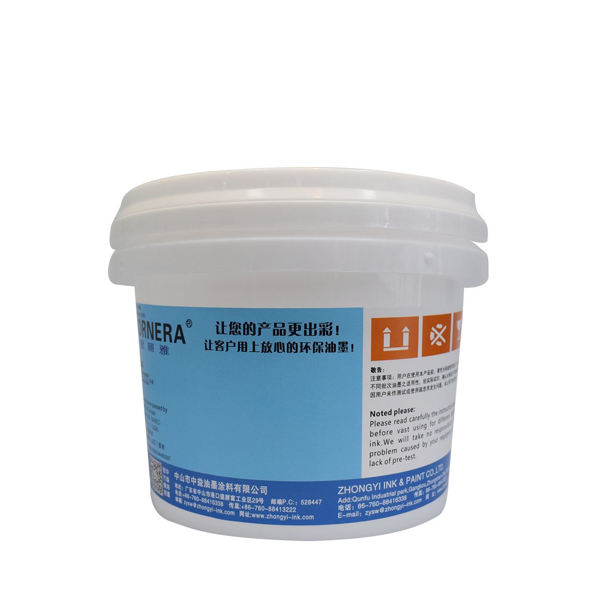 
                Zhongyi Wg-Ny Series Water Based Screen Printing Ink for Nylon Cloth Shoe Material 