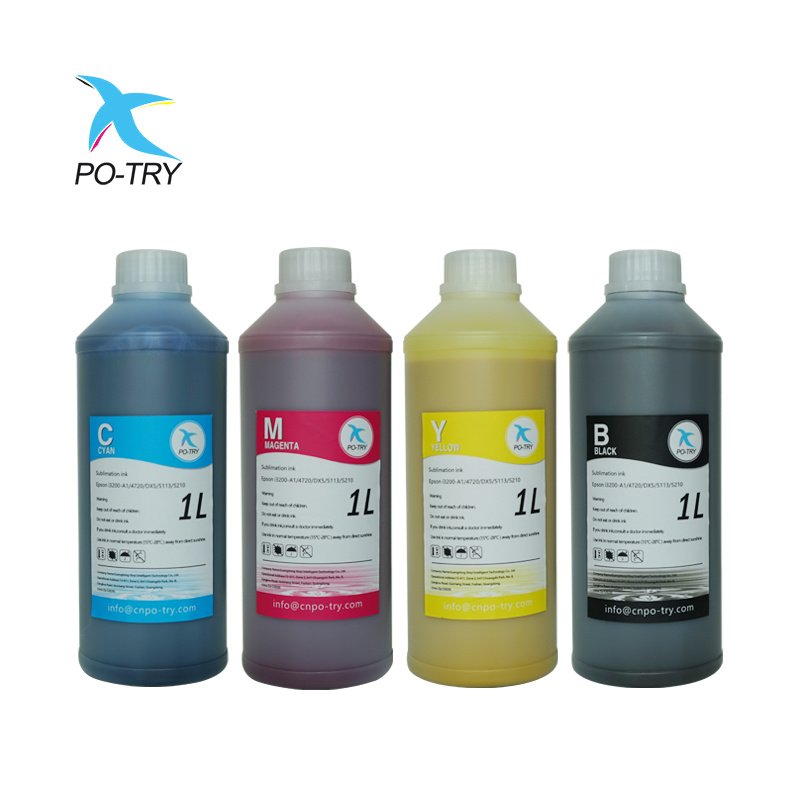 
                Sample Customization Fast Dry High Transfer Rate Heat Transfer 1000ml Textile Cmyk 