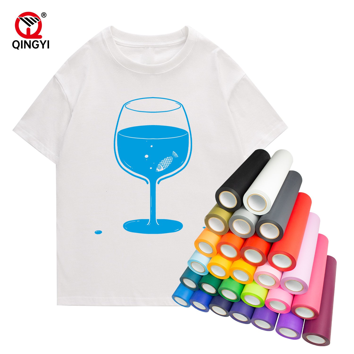 
                Customized Design Eco Solvent Printing PVC Heat Press Transfer Vinyl
            