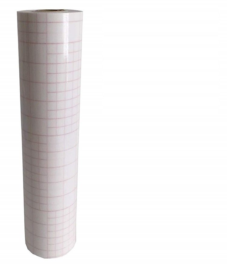 
                Grid Transparent PVC Transfer Vinyl Film Application Tape for Cutter Vinyl Use
    